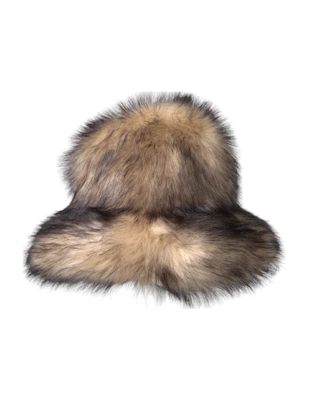 Dolce & Gabbana  Faux Fur Modacrylic Fedora Women's Hat