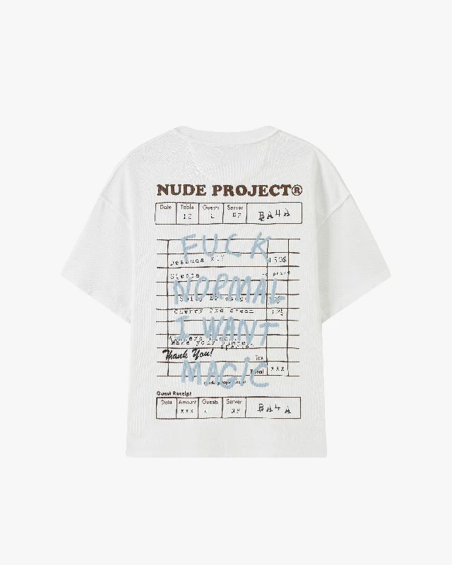 FUCK NORMAL TEE WHITE