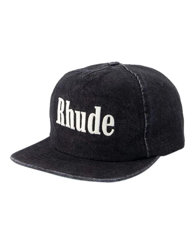 Structured 1 Cap - Rhude - Cotton - Black