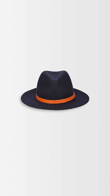 Women's Finley Fedora In Navy