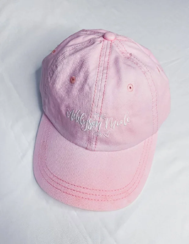 Women's "the Addyson Nicole Co." Cap In Pink