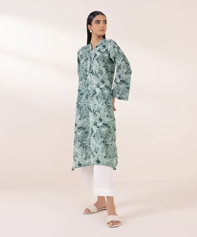 Printed Khaddar Shirt