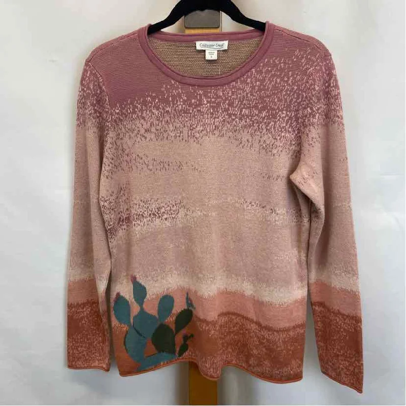 Coldwater Creek Women's Size S Pink Cactus Sweater