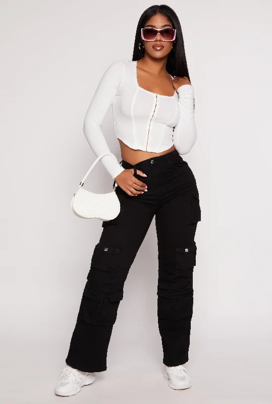 Daisy Wide Leg Cargo Jeans