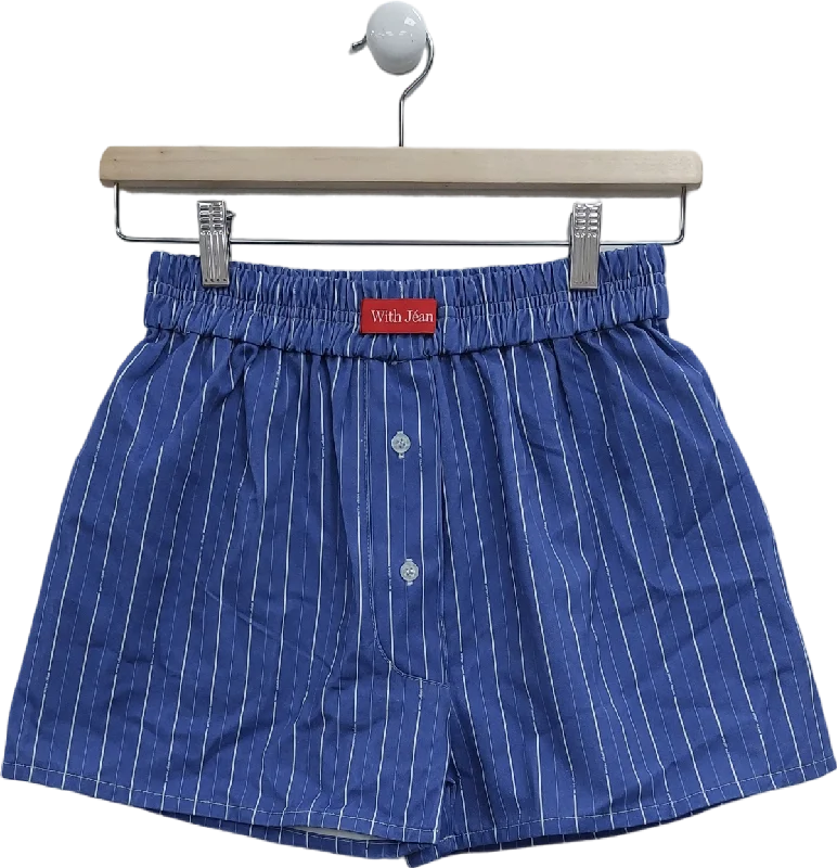 With Jean Blue Lucky Brief Boxer Shorts UK S