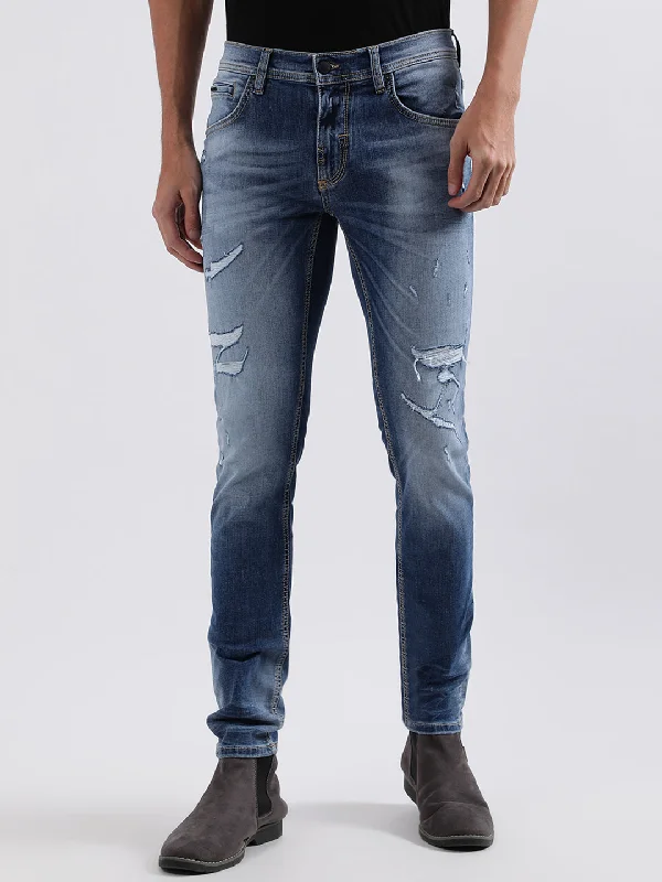 Antony Morato Men Solid Skinny Fit Jeans