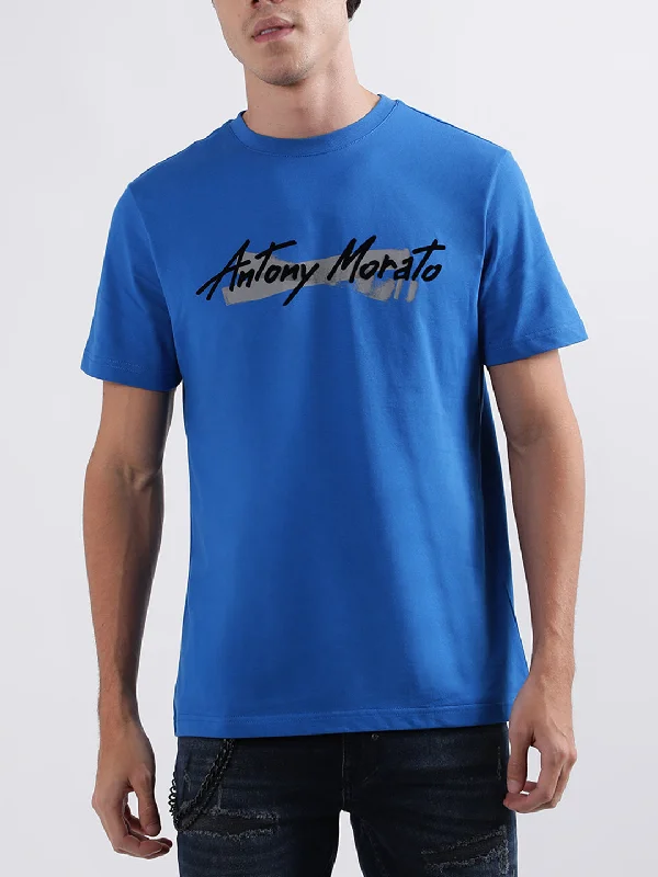 Antony Morato Blue Regular Fit T-Shirt