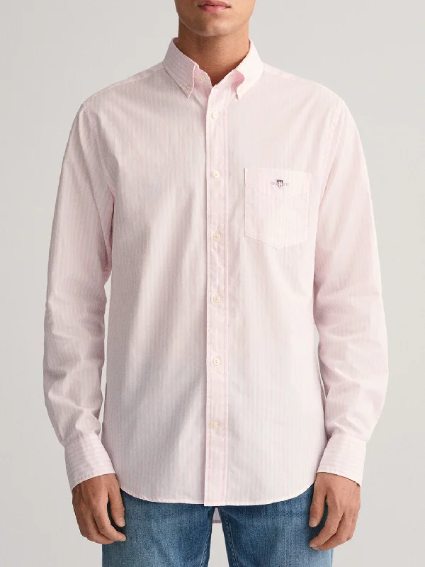 Gant Pink Fashion Striped Regular Fit Shirt