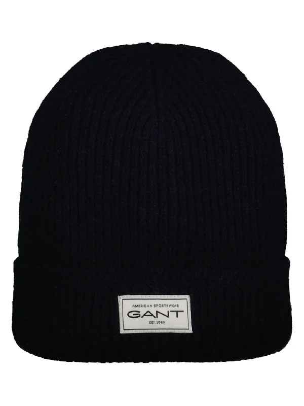 Gant Men Blue Solid Hat