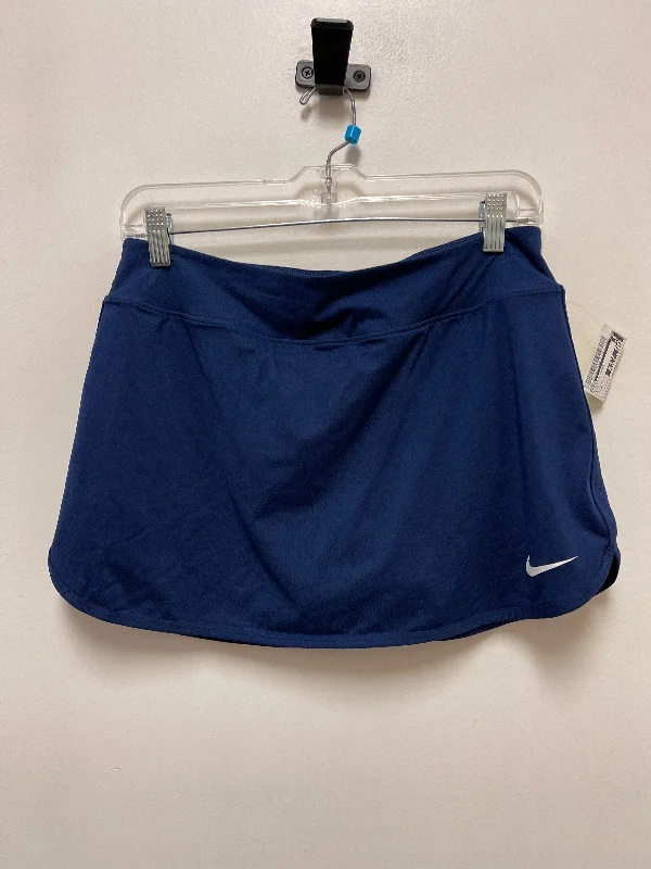 Athletic Skort By Nike In Blue, Size: M