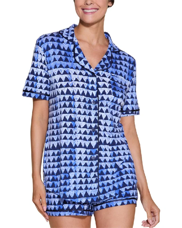 Cosabella Bella Printed Top Boxer Pajama Set