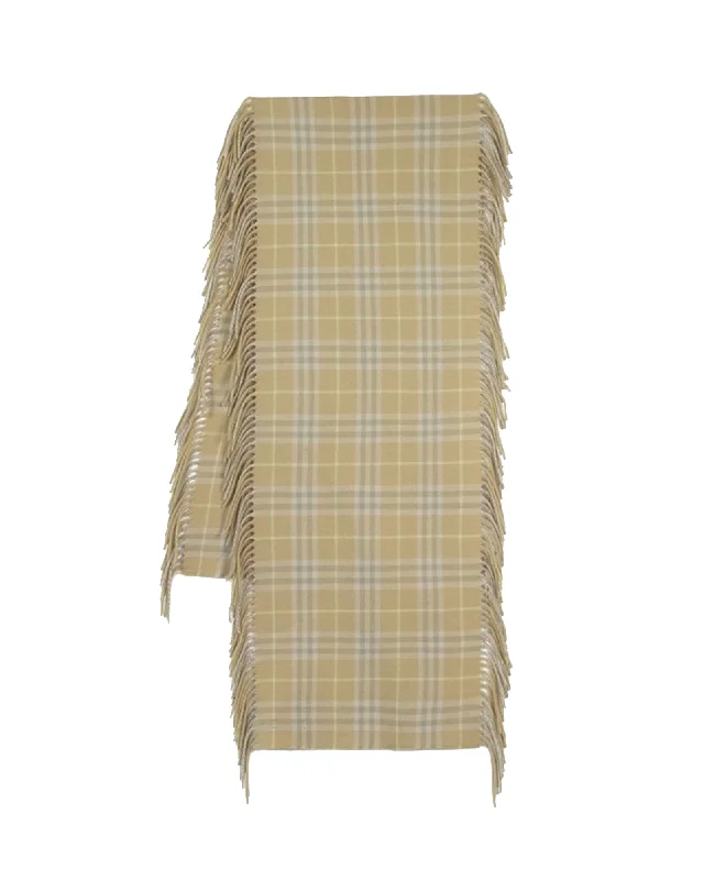 Mu Scarf - Burberry - Cashmere - Beige