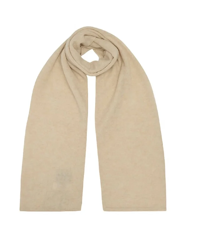 Plain Scarf In Oatmeal