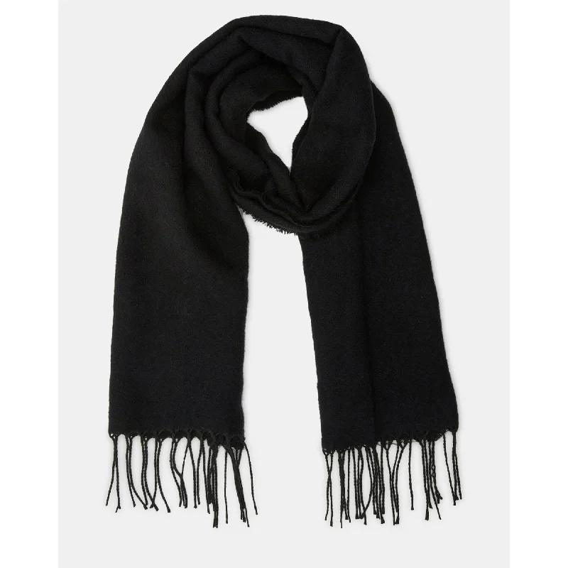 SOLID SCARF BLACK