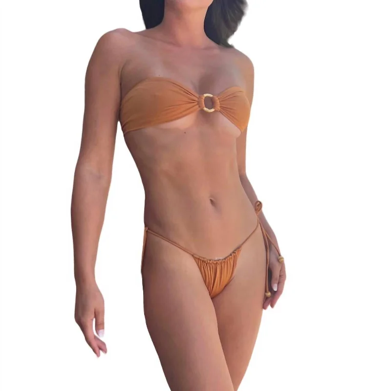 Amare Bikini Set In Tan