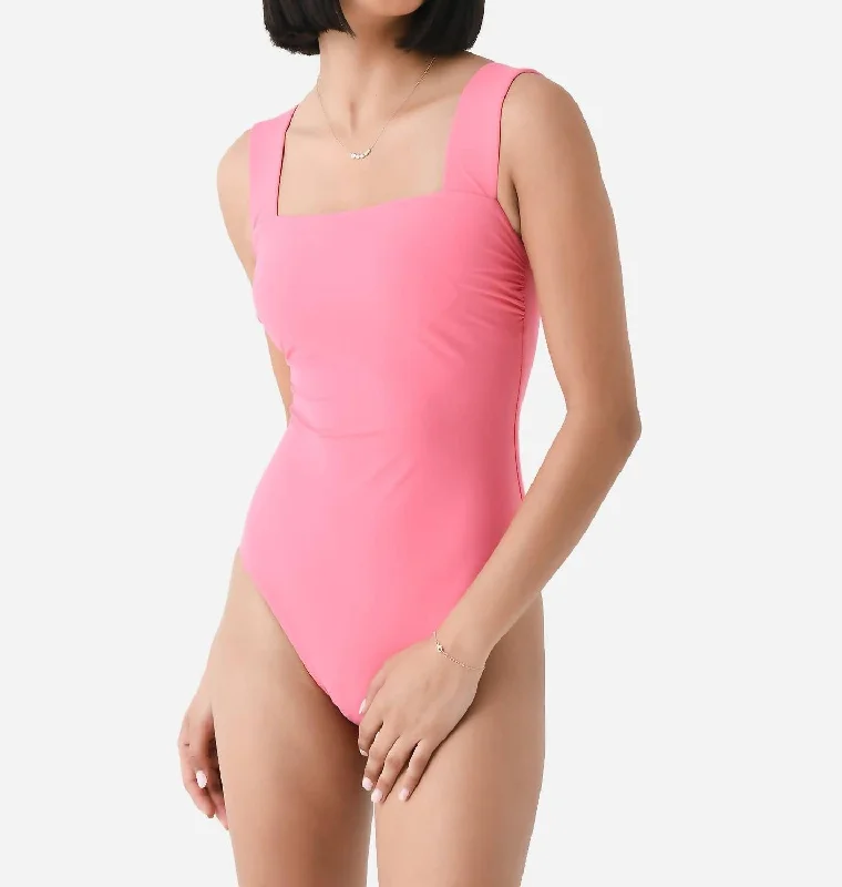 Gwen One-Piece Swimsuit In Rose