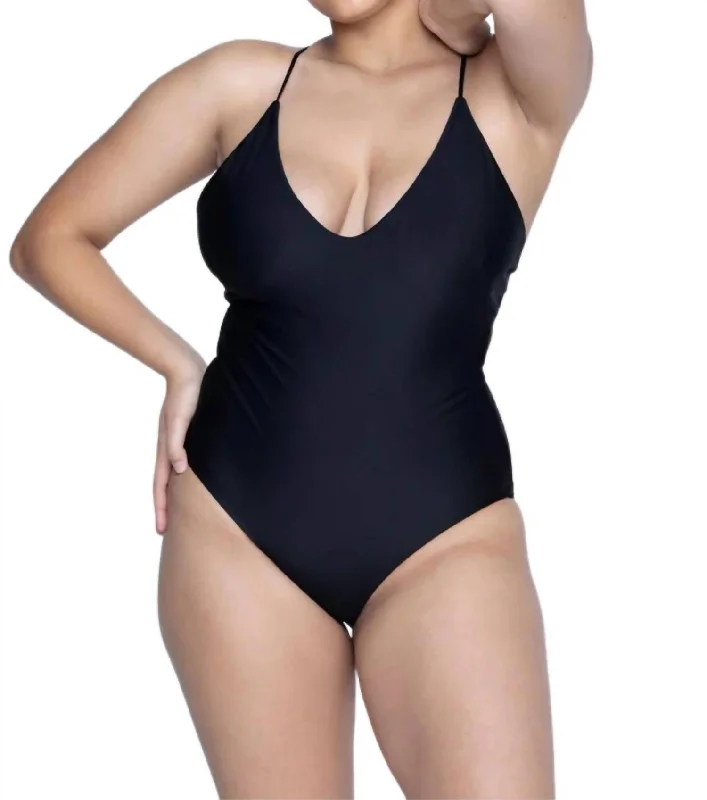 Las Palmas 2 One Piece Swimsuit In Noir