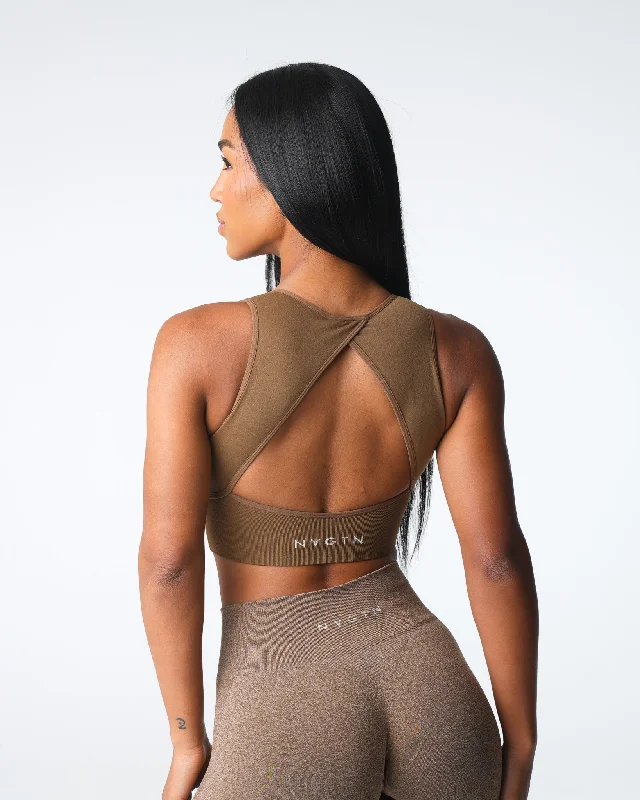 Mocha Empower Seamless Bra