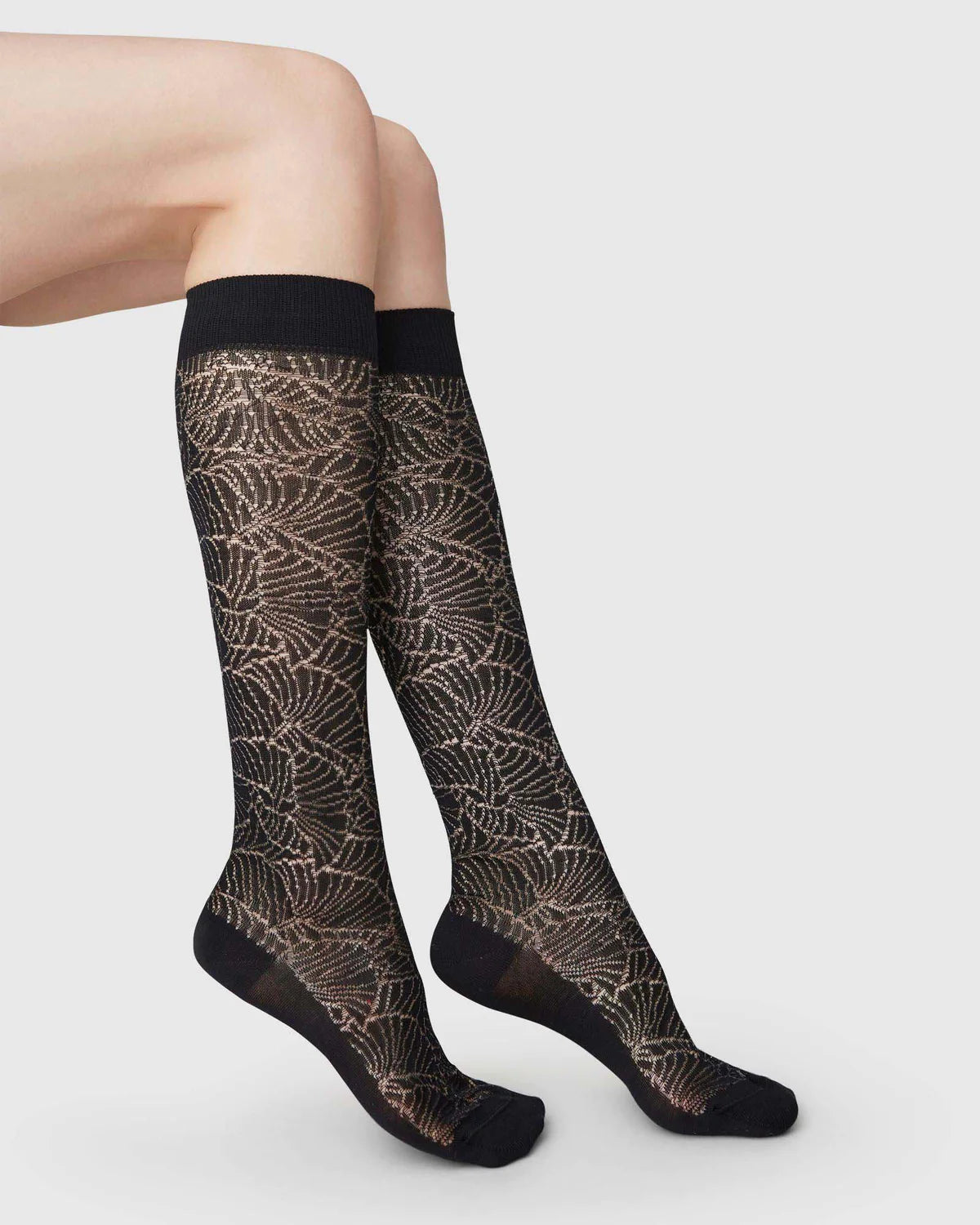 Alba Ginkgo Knee High Socks