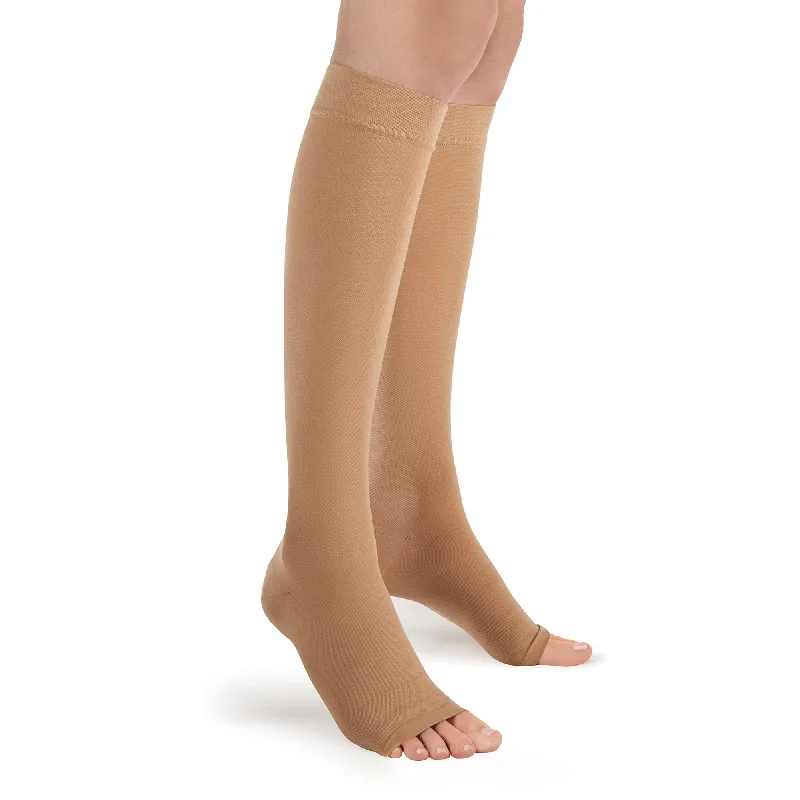 Futuro 71050EN Therapeutic Open Toe Knee Length Stockings, 1 Each