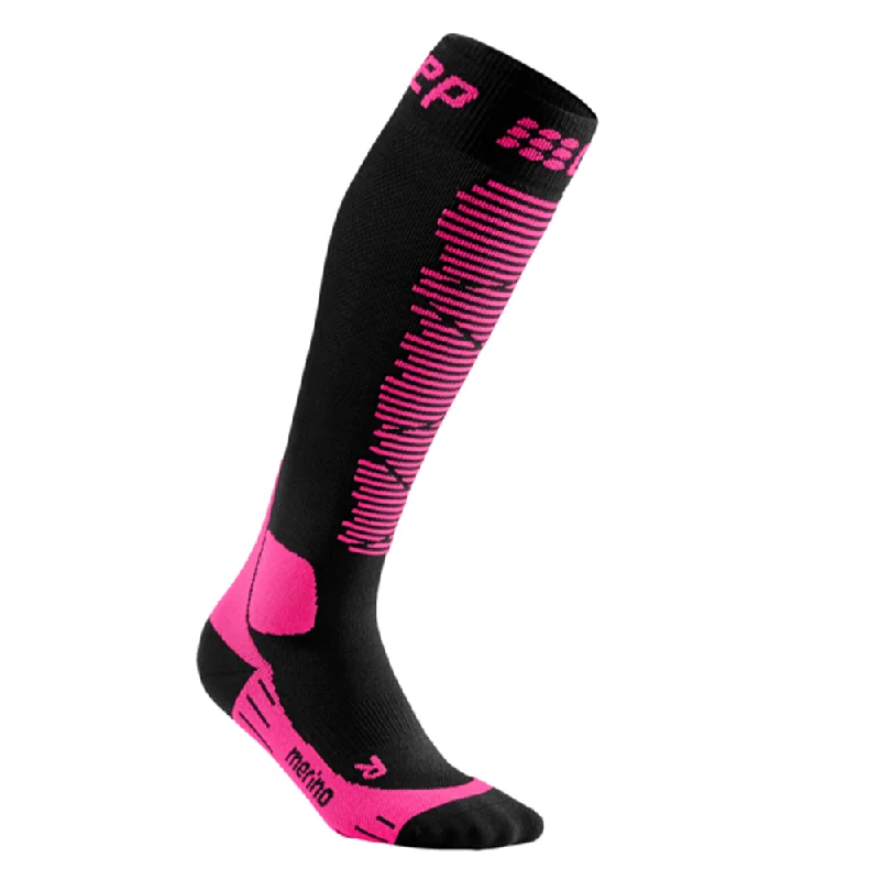 Ski Merino Tall Compression Socks for Women